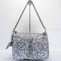 NWT Kipling HB7686 Sidney Crossbody Shoulder Bag Polyester Grateful Geos Grey - £55.91 GBP