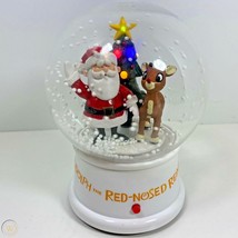 Gemmy Rudolph the Red-Nosed Reindeer Waterless Snow W/Lights - £25.66 GBP