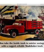 1947 Studebaker Truck Advertisement Pickup Trucks Harbor Port Automobili... - $39.99