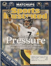 VINTAGE Jan 23 2006 Sports Illustrated Ben Roethlisberger Steelers - £11.66 GBP