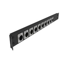 12 Port/Way/Hole Hinged Patch Panel - 1U 19&quot; Rack Mount D-Type Connector... - £25.16 GBP