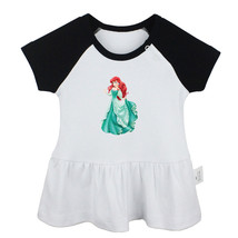 Cute Little Mermaid Ariel Newborn Baby Dress Toddler Infant 100% Cotton Clothes - £10.45 GBP