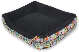 NEW Spongebob Squarepants Cuddler Pet Dog Bed 24 x 19 x 4.75 inches blac... - £16.55 GBP