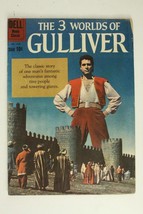 Vintage Comic Book 3 Worlds of Gulliver Dell 4 Color #1158 1960 Kerwin Mathews - $12.57