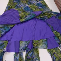 Added Dimensions Women's Green/Purple Buttom Pleated Skirt Size 3X (26/28W) image 11