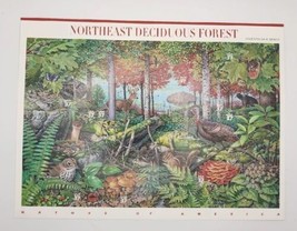 2004 USPS Northeast Deciduous Forest Stamp Sheet 10 count 37c 7th in Ser... - £7.89 GBP