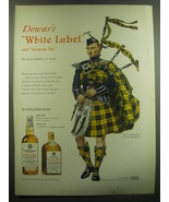 1948 Dewar&#39;s White Label and Victoria Scotch Ad - Tartan of Clan MacLeod - £14.55 GBP