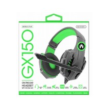 GX:150 Gaming Headphone In Black Green Model # 06ST-HS-GX150BKGR, By Sentry - £25.19 GBP