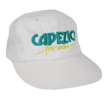 Capezio for Men Hat Cap White Snapback Embroidered Dance Ballet Ballroom - £10.16 GBP