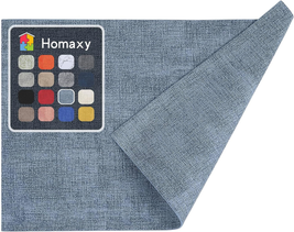 Homaxy Faux Leather Heat Resistant Placemats for Dining Table Set of 6, Waterpro - £33.46 GBP