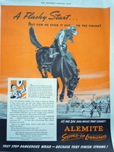 Alemite Stepped UP Lubricants Print Advertisement Art 1940 - £7.18 GBP