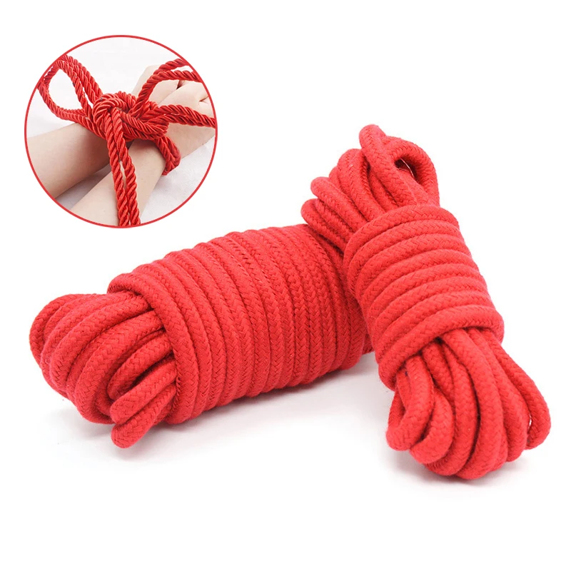 Sporting 5M/10M Thicken Cotton Slave Home Mature Rope Female Toy Body Harness Bi - £23.52 GBP