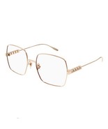 GUCCI GG1434O 002 Rose Gold 55mm Eyeglasses New Authentic - $329.27