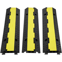 VEVOR 3 PCs Cable Protector Ramp 2 Channel 12000 lbs Load Wire Cable Cov... - $69.99