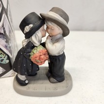 Lifes Best Gifts Boy Girl Kissing 2000 Enesco Kim Anderson Roses wedding toppers - £12.92 GBP