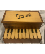 M. Cornell Importers Inc 1997 Wooden Piano Trinket Box - $18.67