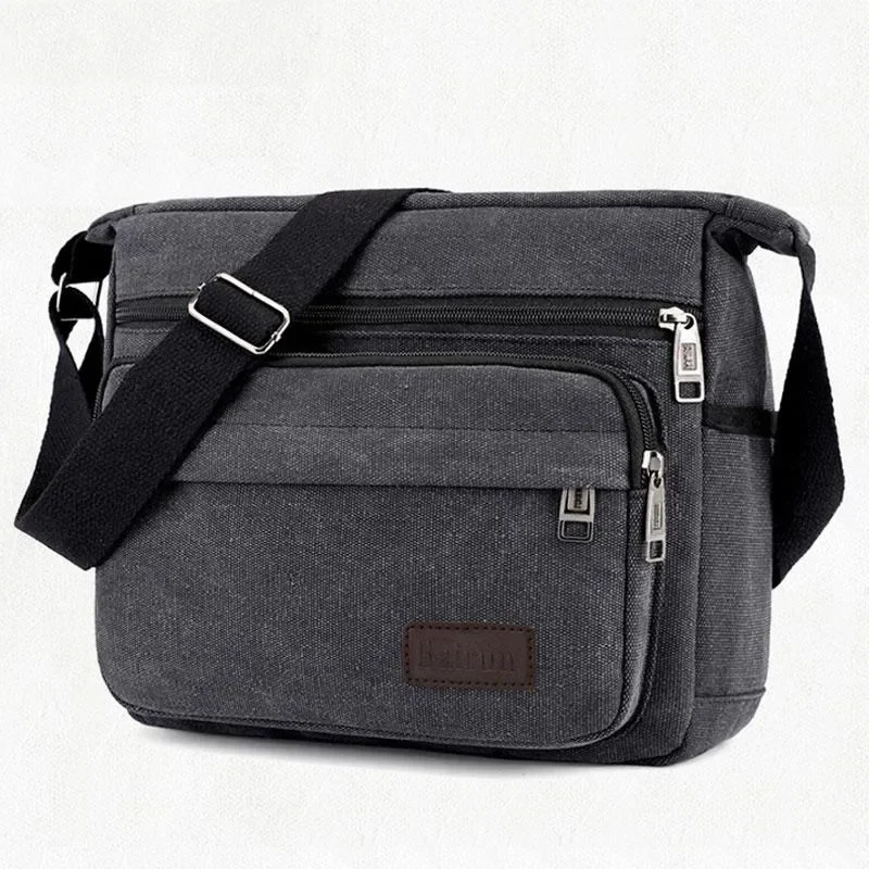 Fashion Canvas Single Shoulder Bag Men Women Unisex Travel Crossbody Bag... - $25.51