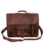 FR Fashion Co. 18&quot; Men&#39;s Classic Leather Messenger Bag - £91.91 GBP