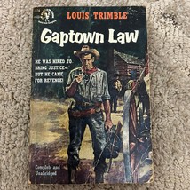 Gaptown Law Western Paperback Book by Louis Trimble from Bantam Books 1953 - £9.11 GBP