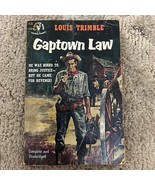 Gaptown Law Western Paperback Book by Louis Trimble from Bantam Books 1953 - £9.69 GBP