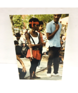 Vtg 80s Color Snapshot Photo Beautiful Black African American Woman Man ... - $811.62 MXN