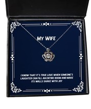 Love Wife, I Know That It&#39;s True Love When Someone&#39;s Laughter can Fill an Entire - £39.12 GBP