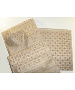 Talit Set Silk With Wood Beads Embroidered 20 &quot; X 72 &quot; (Talit/Bag &amp; Kippah) - $495.00