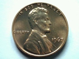 1967 SMS SPECIAL MINT SET LINCOLN CENT PENNY GEM / SUPERB UNCIRCULATED R... - $12.00