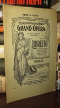 Beethoven, Ludwig Van FIDELIO  Vintage Copy - £37.52 GBP