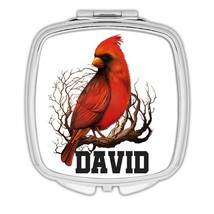 Personalized Cardinal Mug : Gift Compact Mirror Name Bird Grieving Loved... - £11.05 GBP