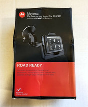 NEW Motorola 89431N Car Dash/Windshield Mount &amp; Rapid Charger for Droid 2 Phones - £4.45 GBP