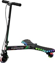 Razor PowerWing Lightshow Caster Scooter, Black, One Size - £140.45 GBP