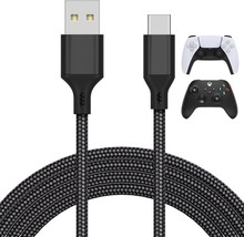 16.4FT Braided USB C Charging Cable for Xbox Series X S Switch Controlle... - £18.48 GBP