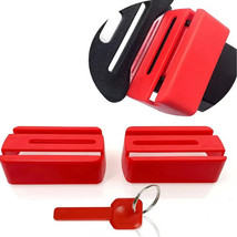 Seat Belt Lock Catch Protective Device Safety Belt Lock Clamp Holder - £8.51 GBP+