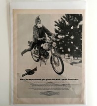 Harley Davidson M-50 1964 Advertisement Christmas Motorcycle Holiday DWCC5 - £39.53 GBP