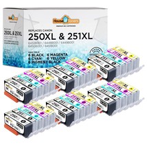 30 Pack Pgi 250Xl Cli 251Xl Ink For Canon Pixma Mg5620 Mg5622 Mg6320 Mg6420 - £31.44 GBP