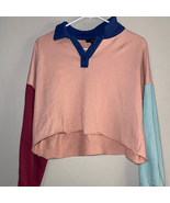 Forever 21 Multicolor Polo Collar Sweatshirt - $216.57 MXN