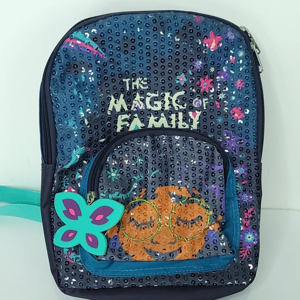Disney Encanto 11&quot; Magic Of Family Family Girl Kids Backpack 11&quot; x 8&quot; Ba... - $21.03