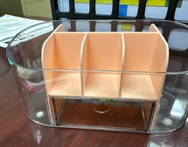 LETURE Clear Desk Organizer with drawer, Acrylic Markers ‎3.5&quot;D x 7.4&quot;W ... - €14,39 EUR