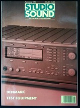 Studio Sound And Broadcast Engineering Magazine January 1992 mbox1354 Test - £5.89 GBP