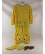 Pikachu Nintendo Pokemon Vintage 1999 Halloween Cosplay Costume Youth Si... - $118.56 CAD