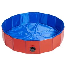 Animal Boulevard Pet Pool Cooling M 80x80x20 cm Red/Blue - £19.96 GBP