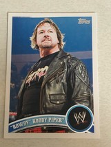 Rowdy Roddy Piper WWE Topps 2011 Wrestling Trading Card #92 - $2.48