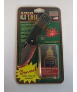 Vintage Schrade Old Timer 430T Knife With Knife Care Kit New &amp; Sealed NOS - £36.93 GBP