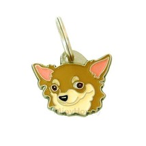 Dog name ID Tag,  Chihuahua, Personalized, Engraved, Handmade, Charm, Keyring - £16.03 GBP+