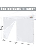 Canopy Panel Zipper Design for 10x10 Canopy Frame (Door Panel Only) - $11.65