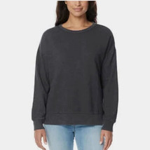 Buffalo David Bitton Women&#39;s Plus Size 2X Black Relaxed Fit Sweatshirt NWT - $17.99