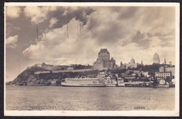 Quebec City, Canada RPPC 1944 - Panoramic View of City from River #26486 - $228.88 MXN