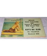 Vintage Advertising Girl Pin up World War 2 Memo Pad 1944 Calendar - $7.95
