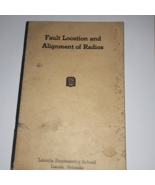 1930&#39;S FAULT LOCATION AND ALIGNMENT OF RADIOS BOOK BY LINCOLN ENGINEERING - £18.05 GBP